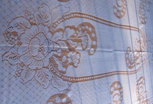 Large White Lace Table Cloth - As new