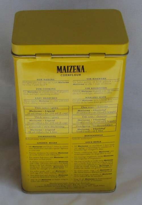 MAIZENA CORNFLOUR - Collectable Tin