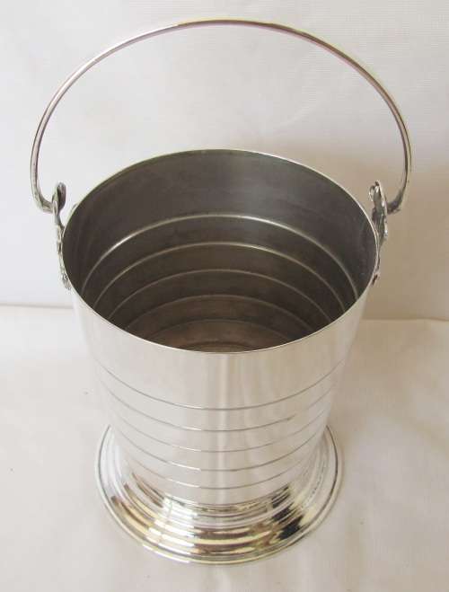 Vintage 1970`s - SERANCO EPNS SILVER Ice Bucket with insert - Stamped