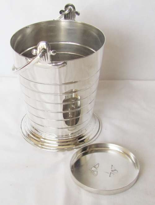 Vintage 1970`s - SERANCO EPNS SILVER Ice Bucket with insert - Stamped