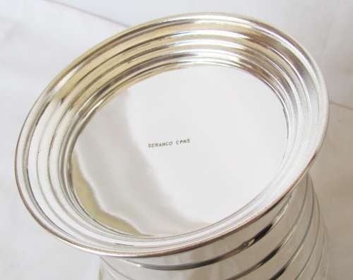 Vintage 1970`s - SERANCO EPNS SILVER Ice Bucket with insert - Stamped