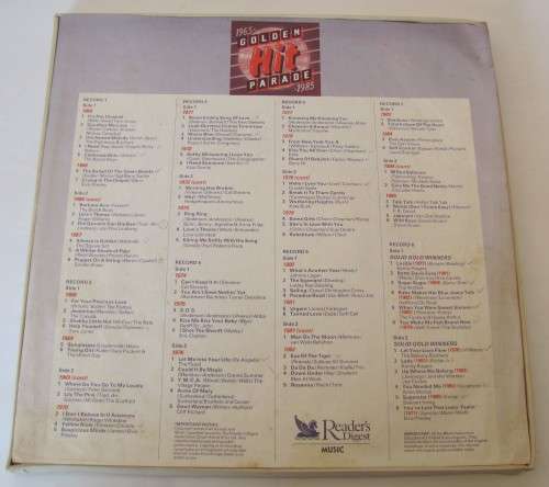 Reader`s Digest - 1965 Golden Hit Parade 1985 - Box Set of 8 Vinyl LP`s