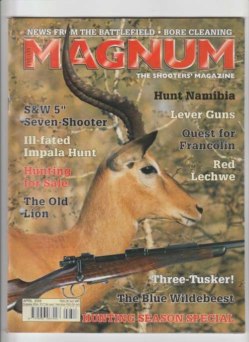 MAN MAGNUM 2005 January to December - 12 x Magazines for Hunters and Shooters