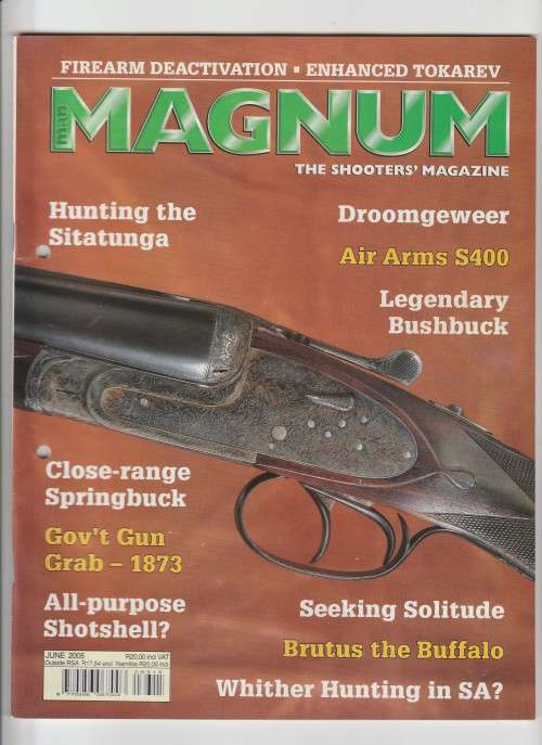 MAN MAGNUM 2005 January to December - 12 x Magazines for Hunters and Shooters