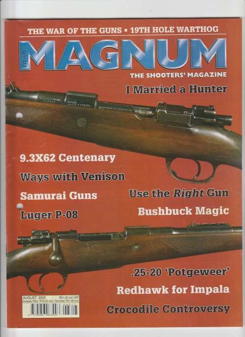 MAN MAGNUM 2005 January to December - 12 x Magazines for Hunters and Shooters