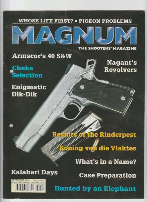 MAN MAGNUM 2005 January to December - 12 x Magazines for Hunters and Shooters