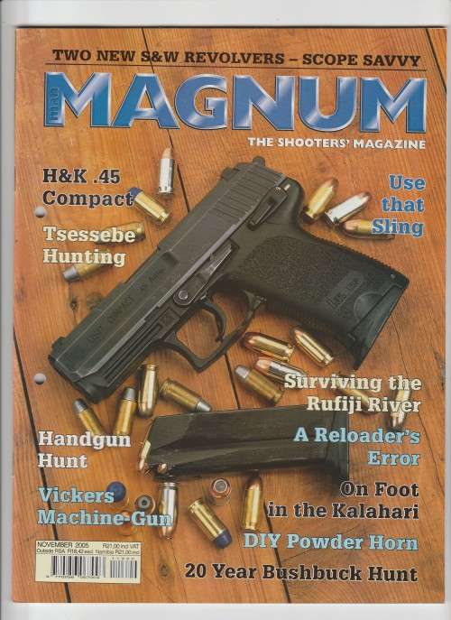 MAN MAGNUM 2005 January to December - 12 x Magazines for Hunters and Shooters