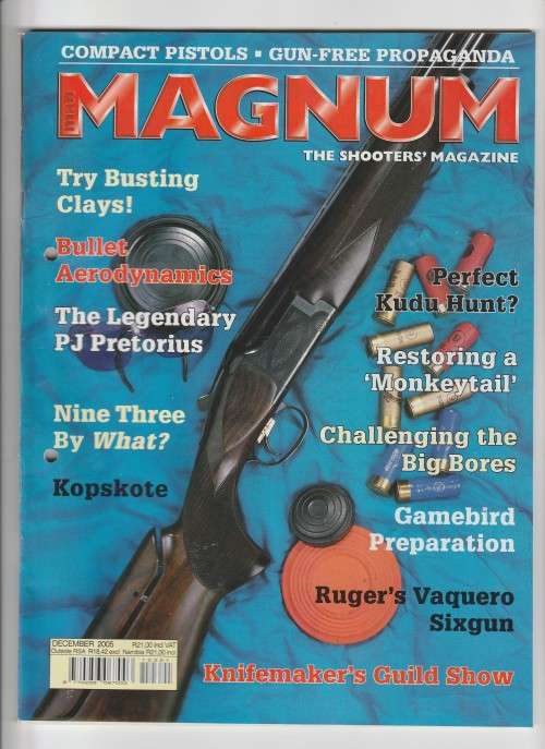 MAN MAGNUM 2005 January to December - 12 x Magazines for Hunters and Shooters