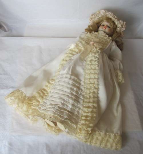 Vintage Pocelain Doll - 48cm
