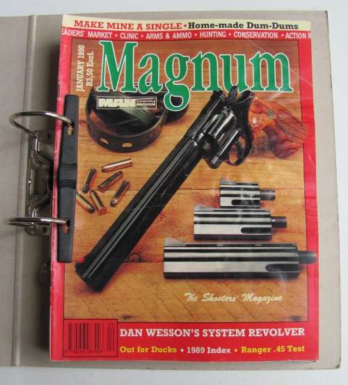 MAN MAGNUM January to December 1990 - 12 Magazines for Hunters and Shooters - reserved for Dramako