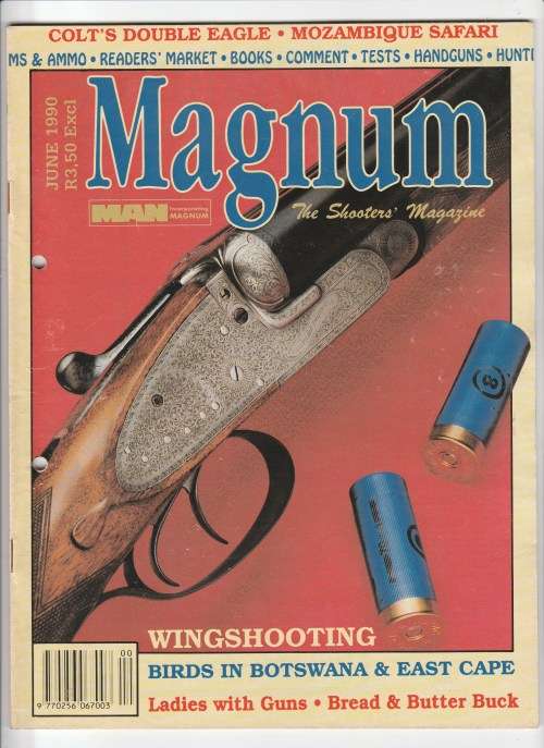 MAN MAGNUM January to December 1990 - 12 Magazines for Hunters and Shooters - reserved for Dramako