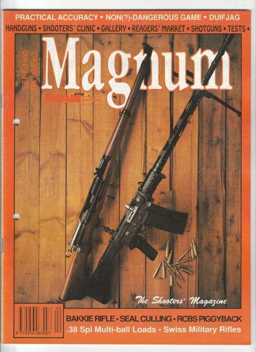 MAN MAGNUM January to December 1990 - 12 Magazines for Hunters and Shooters - reserved for Dramako