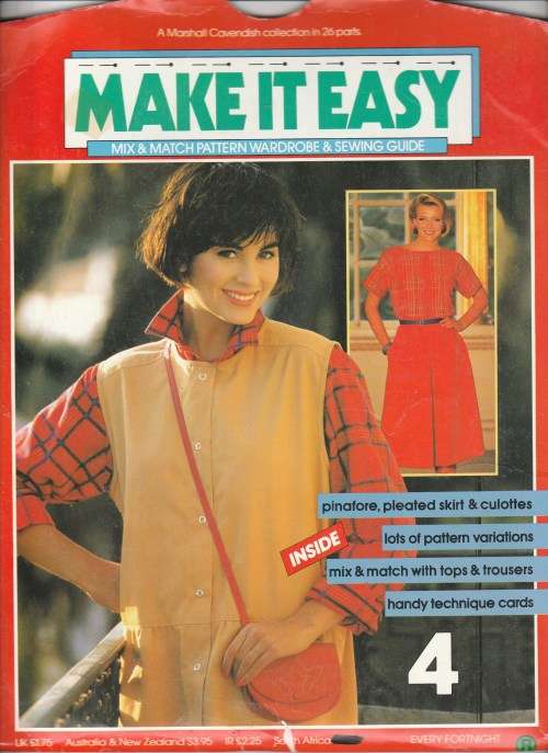 Make it Easy 4 - Sewing Pattern 1984 - Cut