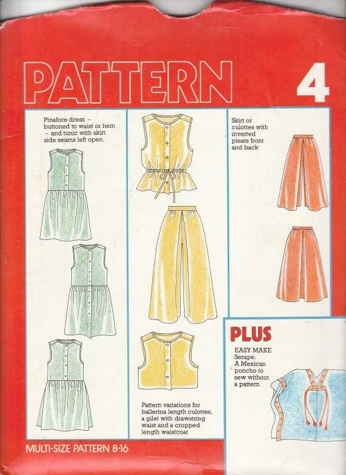 Make it Easy 4 - Sewing Pattern 1984 - Cut