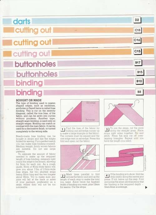 Make it Easy 1 - Sewing Pattern 1984 - Cut
