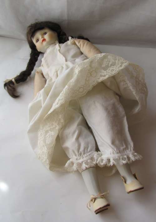 Vintage Porcelain Doll - 46cm