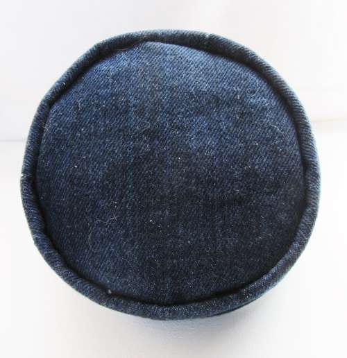Fashion Dolls ( Barbie etc ) Denim Poof Pool Chair, Cushion and Robe - Doll not included
