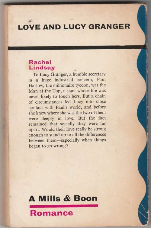 Mills and Boon - Love and Lucy Granger - Rachel Lindsay