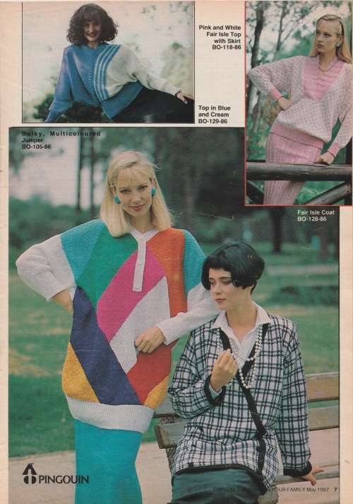 EMPISAL Exclusive New Designs for Winter`87 - Empisal Machine Knitting Patterns