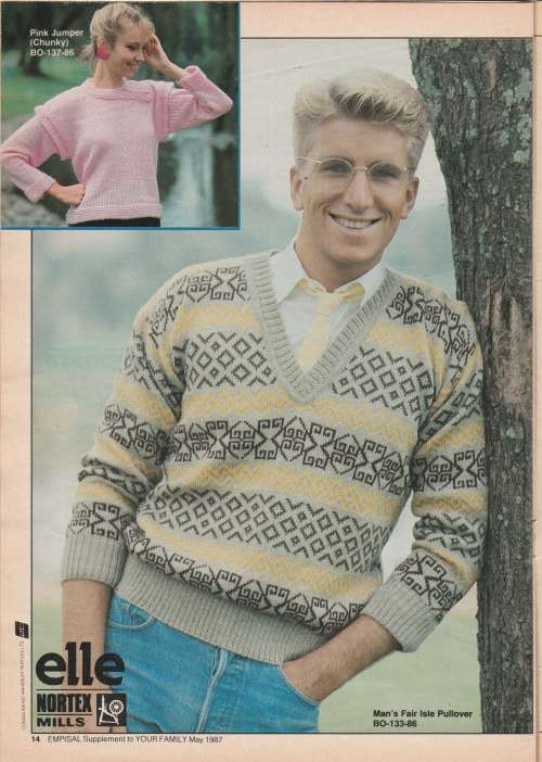 EMPISAL Exclusive New Designs for Winter`87 - Empisal Machine Knitting Patterns