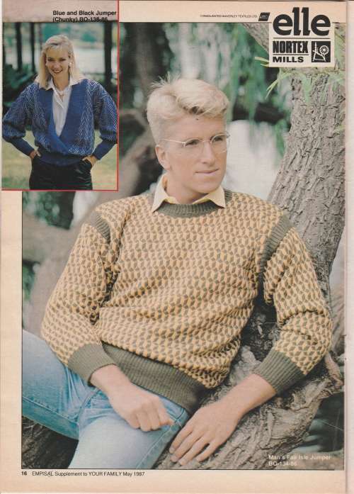 EMPISAL Exclusive New Designs for Winter`87 - Empisal Machine Knitting Patterns