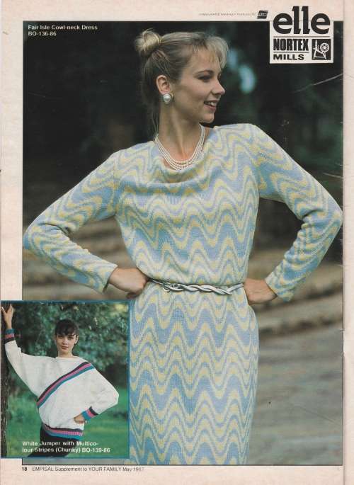 EMPISAL Exclusive New Designs for Winter`87 - Empisal Machine Knitting Patterns
