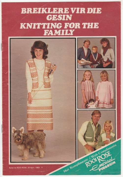 EMPISAL Knitting for the Family ( Bilingual ) - April 1983 - Machine Knitting Patterns