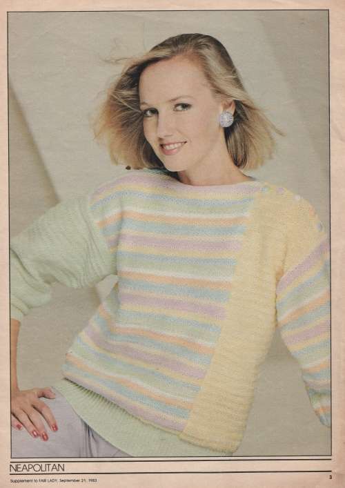 Spring / Summer Machine Knitting Collection - September 1983 - Machine Knitting Patterns