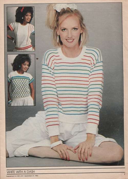 Spring / Summer Machine Knitting Collection - September 1983 - Machine Knitting Patterns