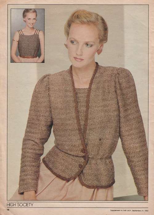 Spring / Summer Machine Knitting Collection - September 1983 - Machine Knitting Patterns