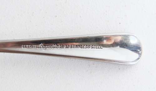 1980`s Sugar / Jam Bowl with an EETRITE BAGUETTE 18-10 Stainless Steel Spoon