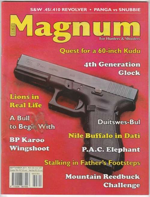 MAN MAGNUM for Hunters and Shooters - September 2011 - Hunting and Shooting Magazine