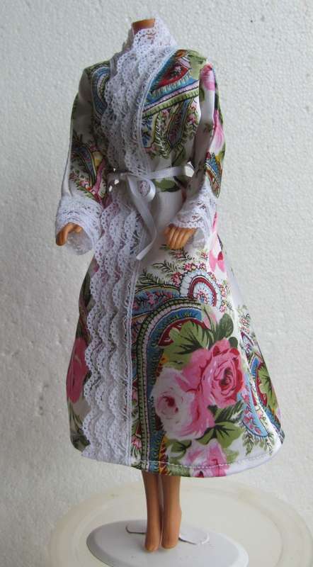 Fashion Dolls ( Barbie etc ) Satin Night Gown