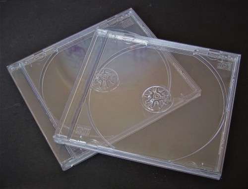 2 x CD / DVD Crystal Jewel Cases