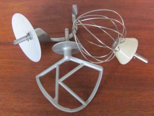 Vintage - 1980`s KENWOOD CHEF Mixer, 3 Beaters, Cookbook & English / Afrikaans Instruction Booklets