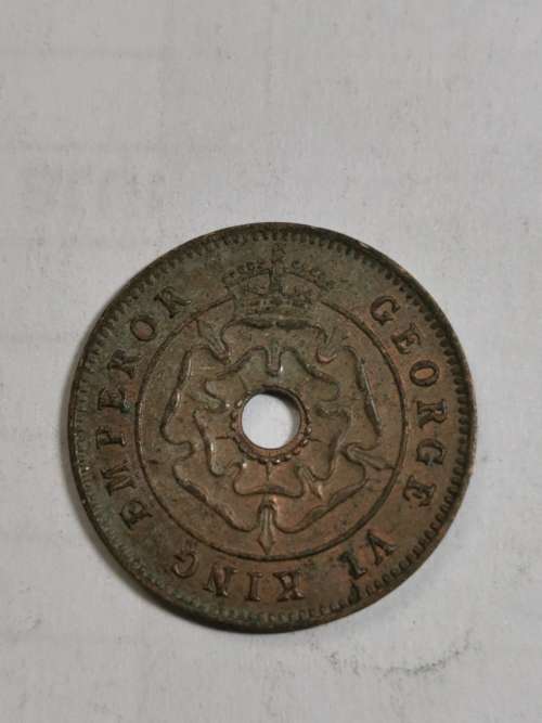 Southern Rhodesian 1944 Half Penny