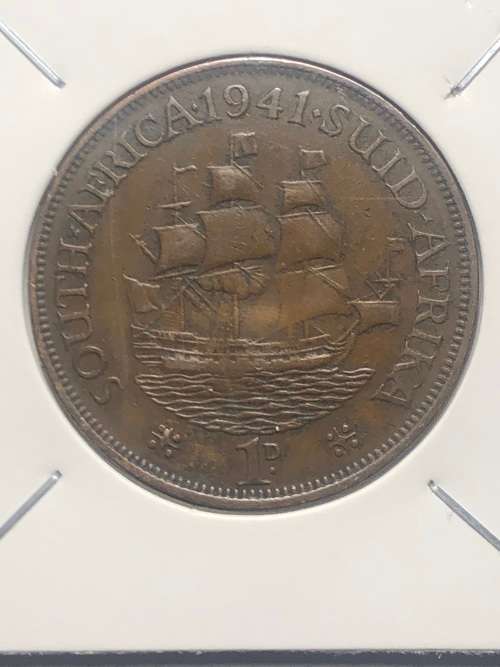 South Africa 1941 penny