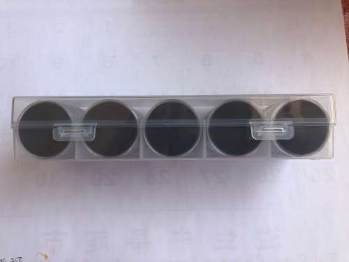38mm Coin Capsules,Box 55pcs.(Inner 33mm,28mm,23mm,18mm) No coins!