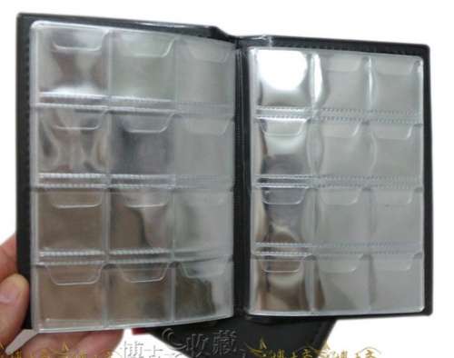 120(30mm x 30mm) Pocket Page, Coin Album.