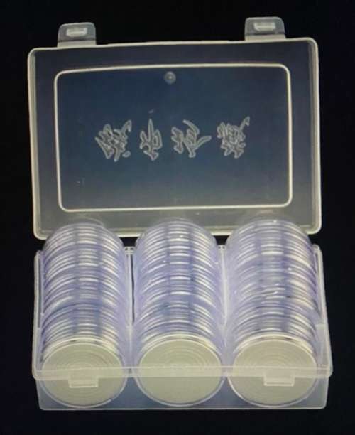 46mm coin capsules,box 45 pcs, Inner pad,(38,33,28,23,18)