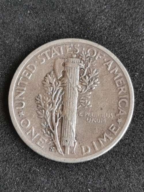 1945w USA One DIME.