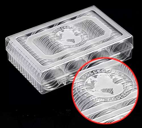 Coin Capsules 41mm, Box 60pcs. (Inner: 36,29,26,19)