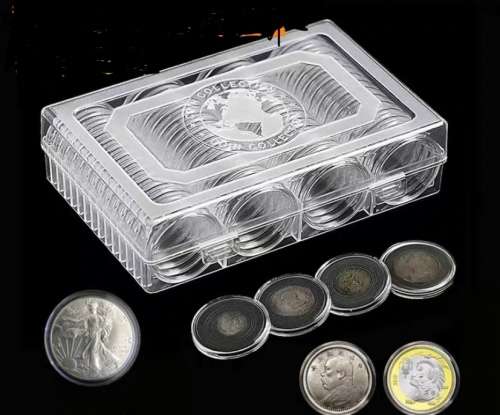 Coin Capsules 41mm, Box 60pcs. (Inner: 36,29,26,19)