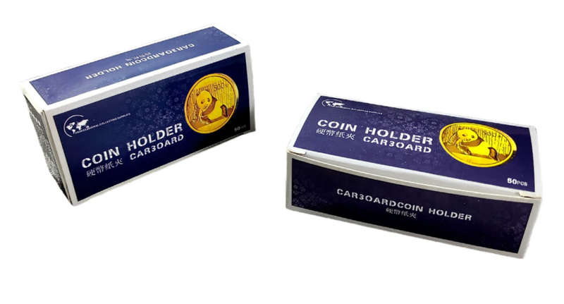 50 pcs Coin Holders, Coin Flips 31.5mm.