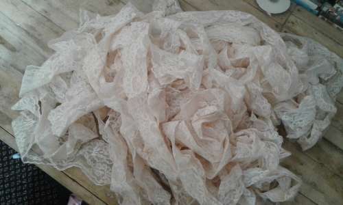 Beige high quality 30 metres lace