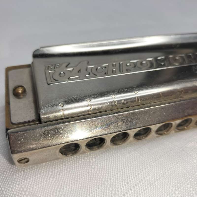 Harmonica Hohner The 64 Chromonica 4 Octave professional Model Vintage KeyC!!!