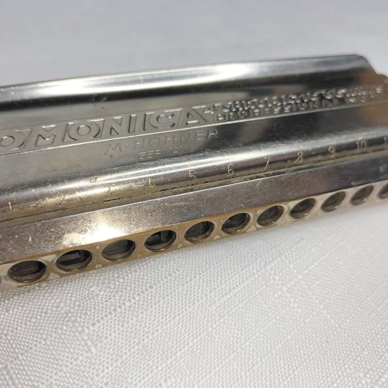 Harmonica Hohner The 64 Chromonica 4 Octave professional Model Vintage KeyC!!!