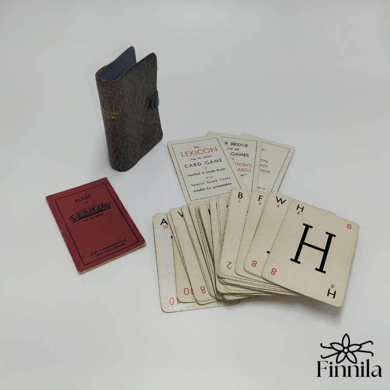 Vintage Lexicon Card Game!!!