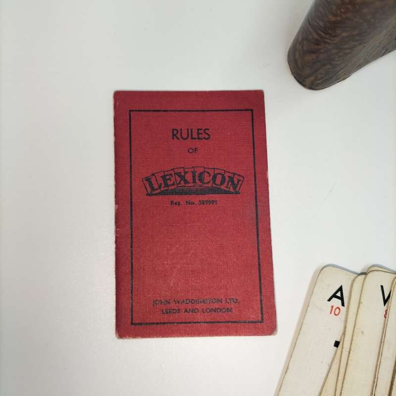 Vintage Lexicon Card Game!!!