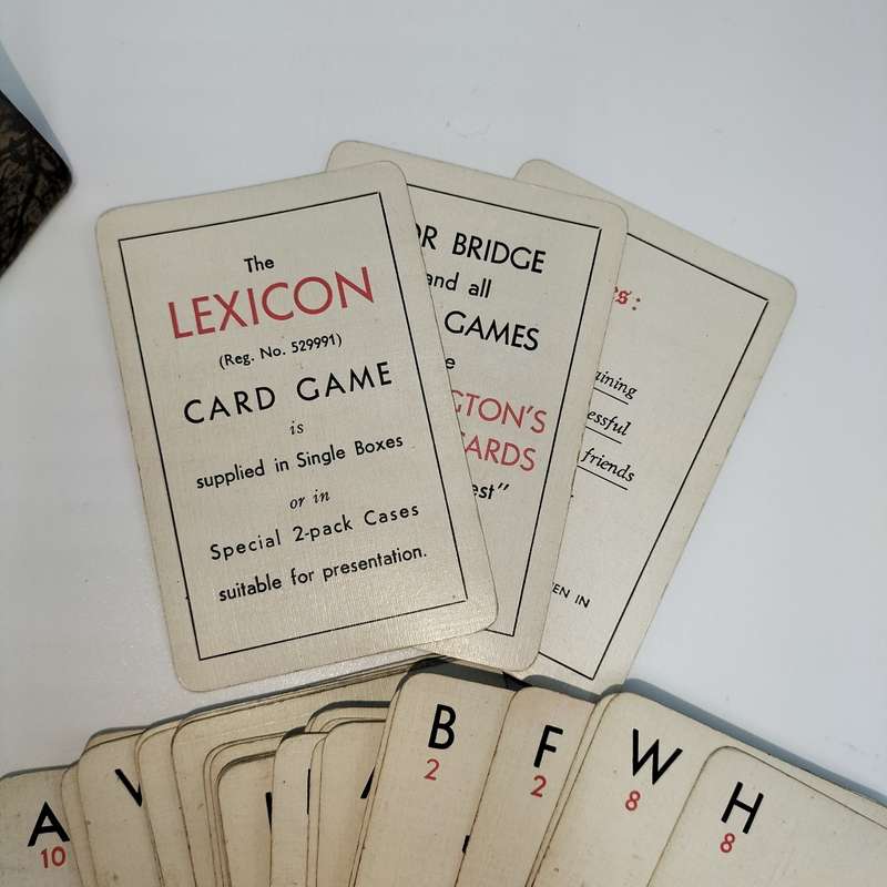 Vintage Lexicon Card Game!!!
